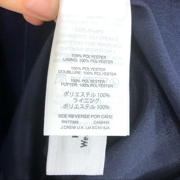 J. Crew velvet ruffle-hem sleeveless dress Sz 14 - Picture 7 of 7